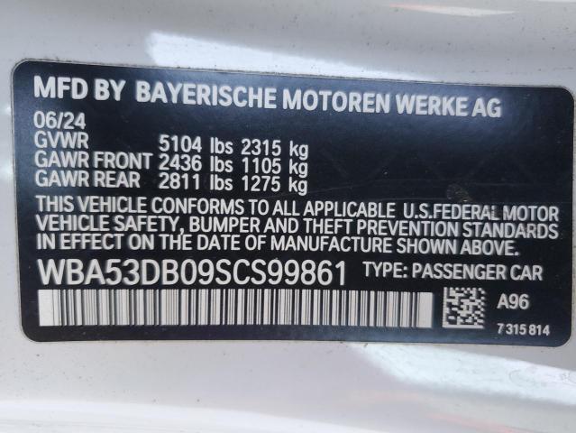 2025 BMW 430XI WBA53DB09SCS99861