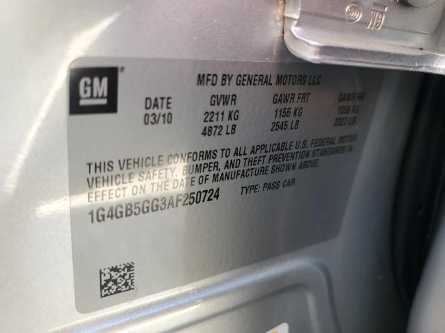2010 BUICK LACROSSE C - 1G4GB5GG3AF250724