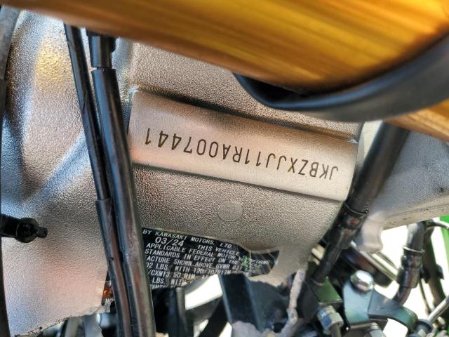 2024 KAWASAKI ZX636 K JKBZXJJ11RA007441