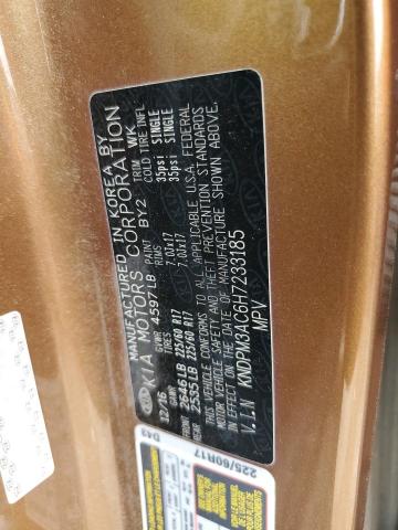 2017 KIA SPORTAGE L - KNDPM3AC6H7233185