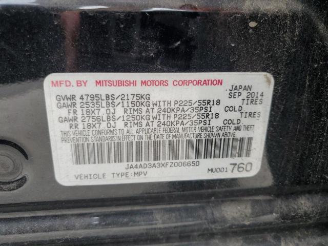 2015 MITSUBISHI OUTLANDER - JA4AD3A3XFZ006650