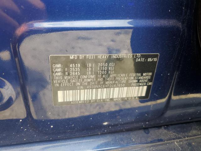 2015 SUBARU LEGACY 2.5 4S3BNAC6XF3067650