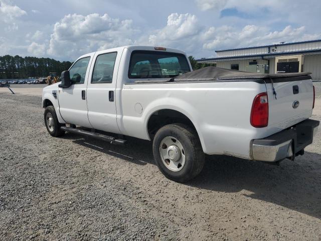 FORD F350 SRW S 2008 white crew pic gas 1FTWW30Y38EE05185 photo #3