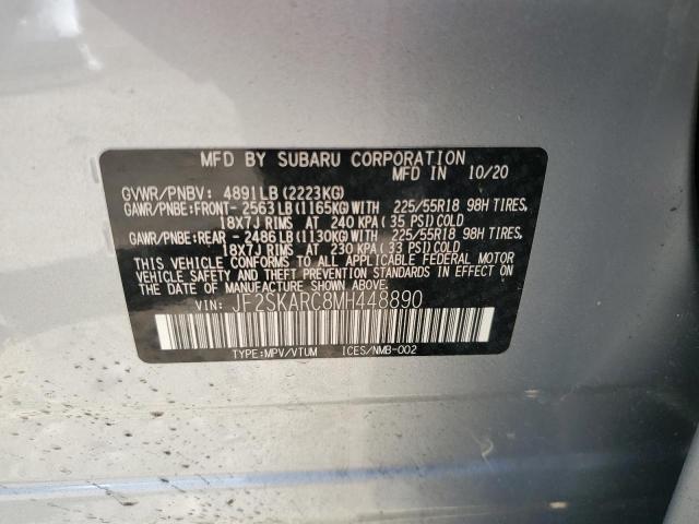 2021 SUBARU FORESTER SPORT JF2SKARC8MH448890