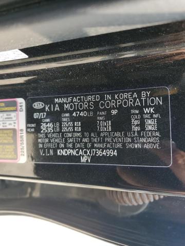 2018 KIA SPORTAGE E KNDPNCACXJ7364994