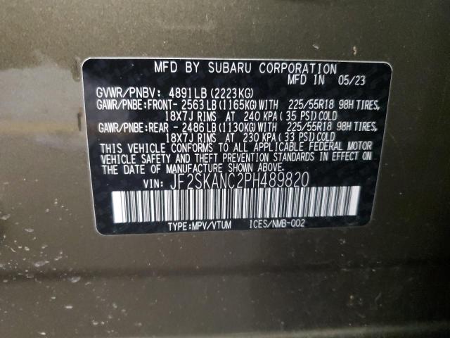 2023 SUBARU FORESTER L - JF2SKANC2PH489820