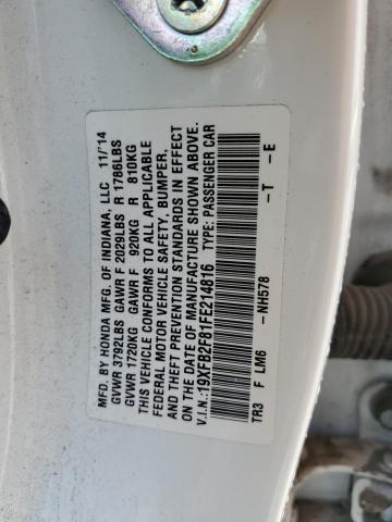 2015 HONDA CIVIC EX 19XFB2F81FE214816