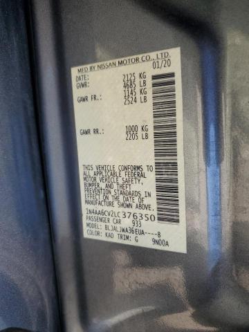 2020 NISSAN MAXIMA - 1N4AA6CV2LC376350