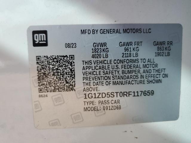 2024 CHEVROLET MALIBU LT - 1G1ZD5ST0RF117659