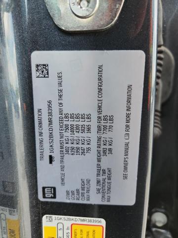 2021 GMC YUKON SLT 1GKS2BKD7MR383956