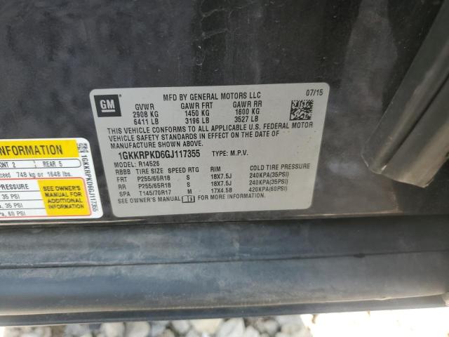 2016 GMC ACADIA SLE 1GKKRPKD6GJ117355