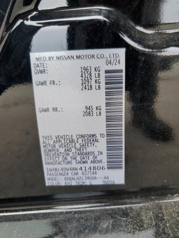 2024 NISSAN ALTIMA SV - 1N4BL4DV4RN414806