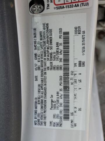 2017 FORD FIESTA TIT 3FADP4CJ9HM139406