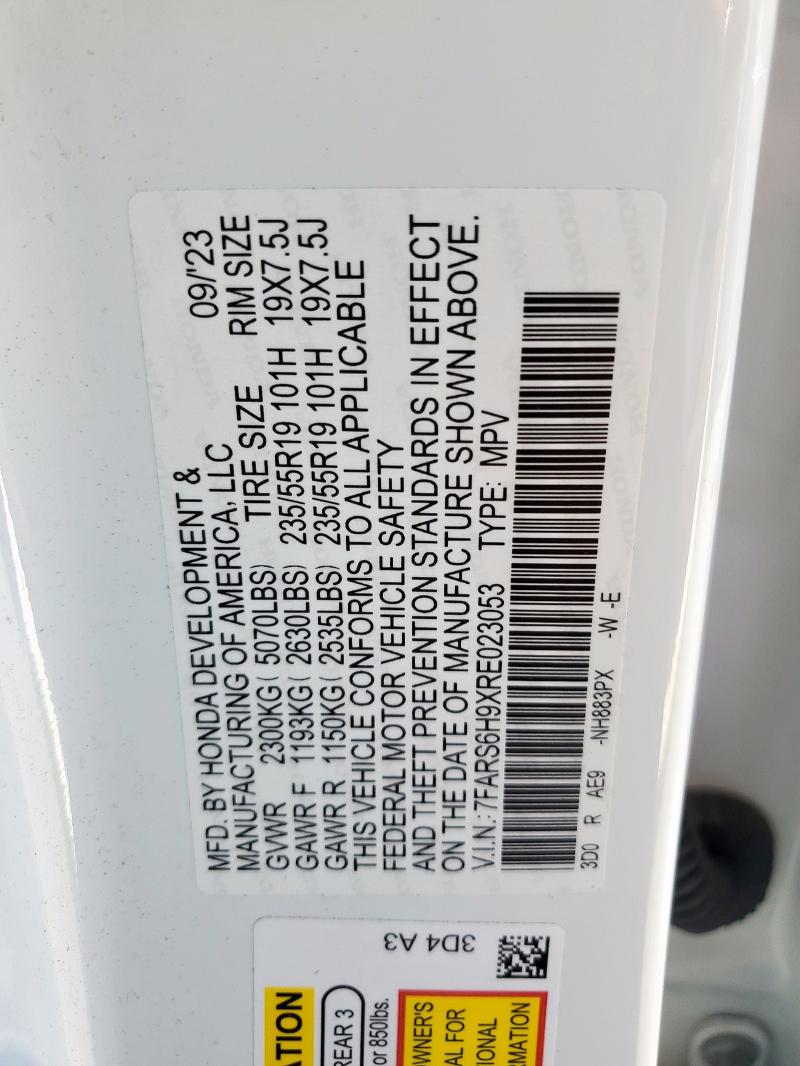 2024 HONDA CR-V SPORT 7FARS6H9XRE023053