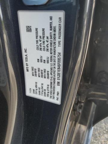 2025 TESLA MODEL 3 5YJ3E1EB4SF895754