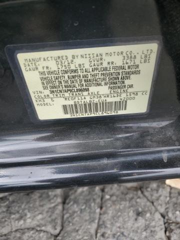 2012 NISSAN VERSA S - 3N1CN7AP9CL896098