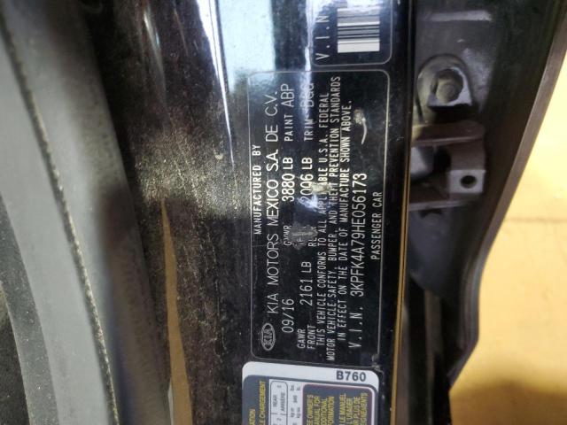 2017 KIA FORTE 3KPFK4A79HE056173
