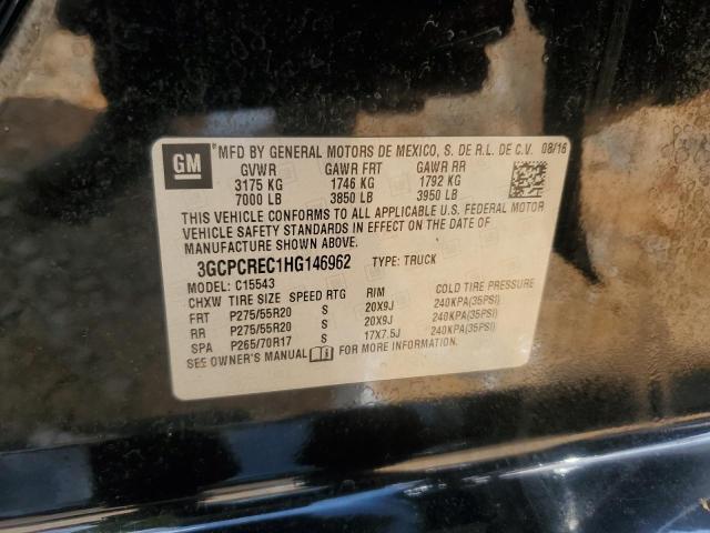 2017 CHEVROLET SILVERADO C1500 LT 3GCPCREC1HG146962