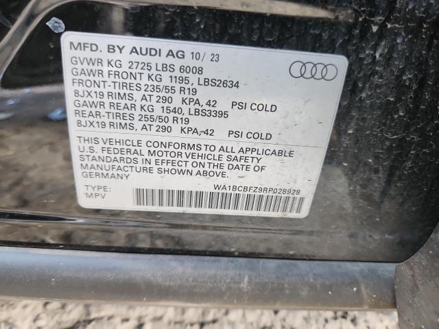 2024 AUDI Q4 E-TRON WA1BCBFZ9RP028928