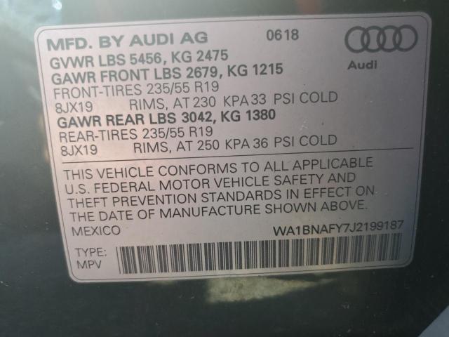 2018 AUDI Q5 PREMIUM PLUS WA1BNAFY7J2199187