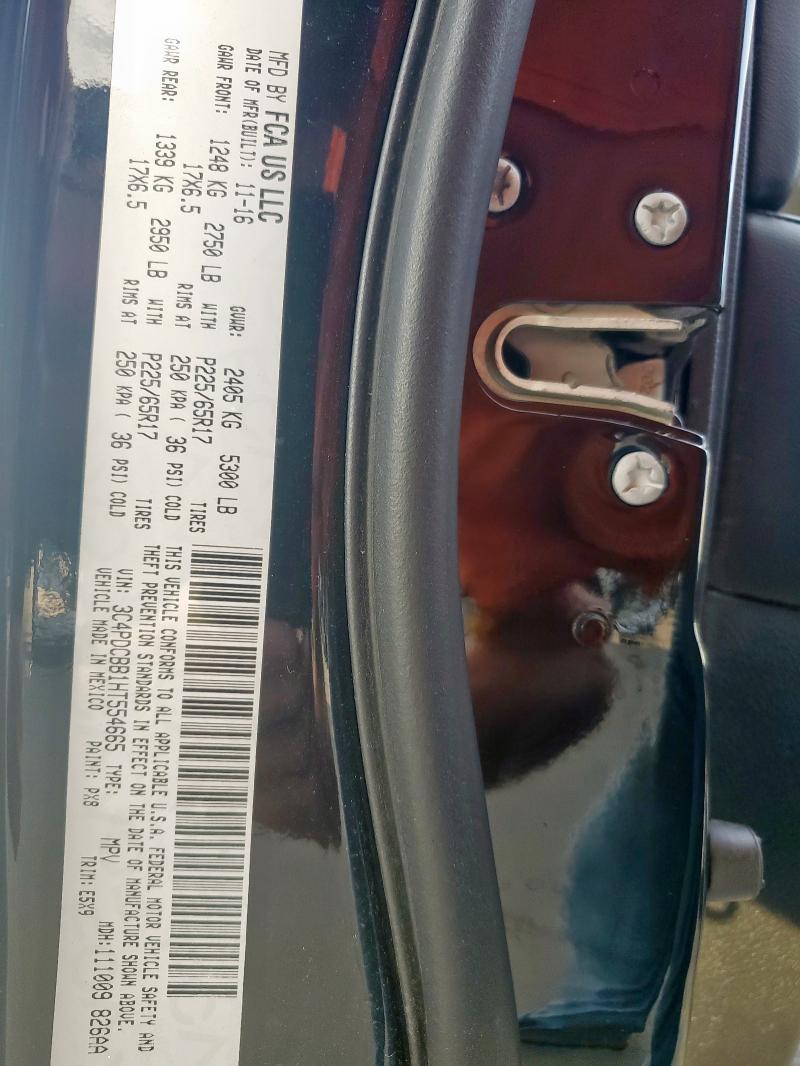 2017 DODG JOURNEY SXT - 3C4PDCBB1HT554665