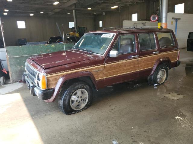 JEEP WAGONEER L 1988 maroon  gas 1JCMT7542JT150879 photo #1