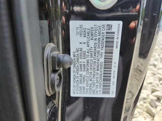 2020 HONDA CIVIC SI 2HGFC3A59LH750933