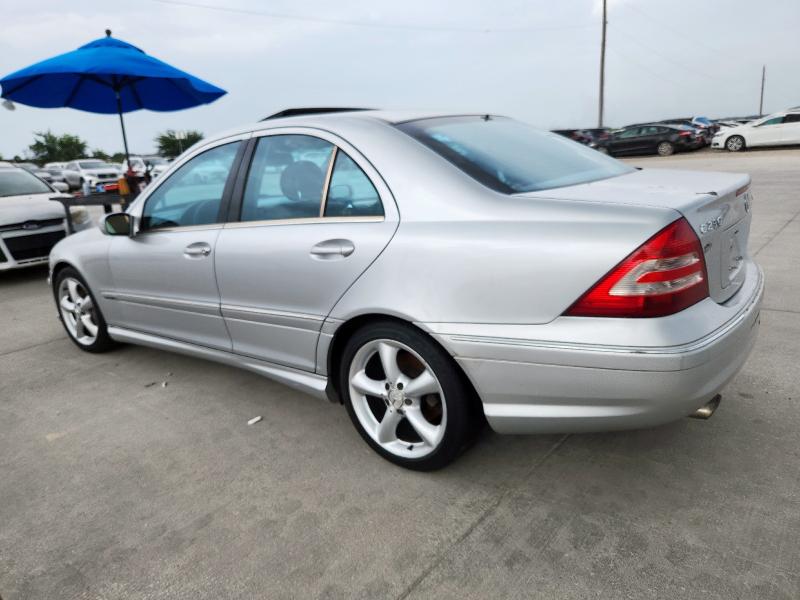 MERCEDES-BENZ C 230K SPO 2005 silver sedan 4d gas WDBRF40J45F591295 photo #3