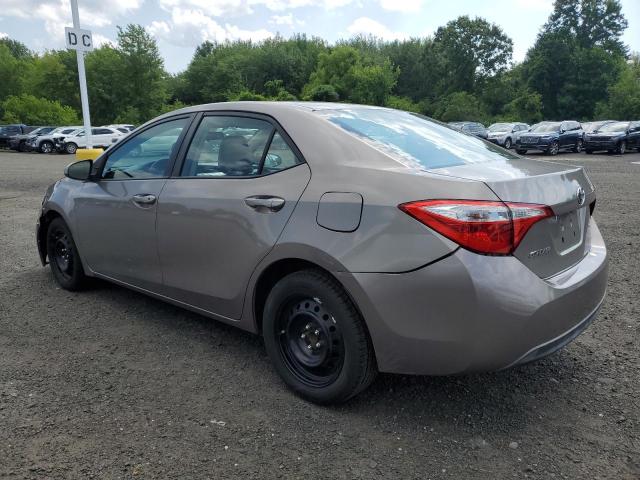 TOYOTA COROLLA L 2015 gray sedan 4d gas 2T1BURHE5FC266873 photo #3