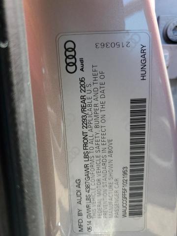 2015 AUDI A3 PREMIUM WAUCCGFF5F1021953