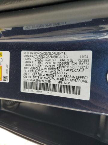 2025 HONDA CR-V SPORT 7FARS6H53SE055541