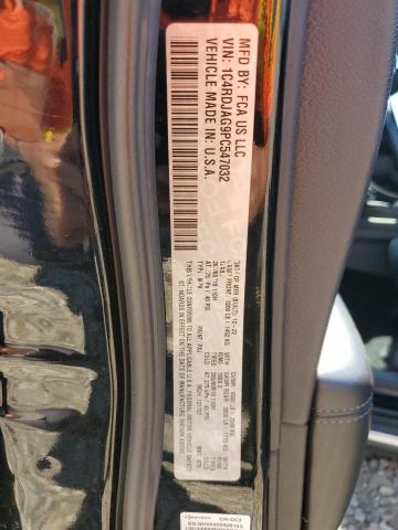 2023 DODGE DURANGO SX 1C4RDJAG9PC547032