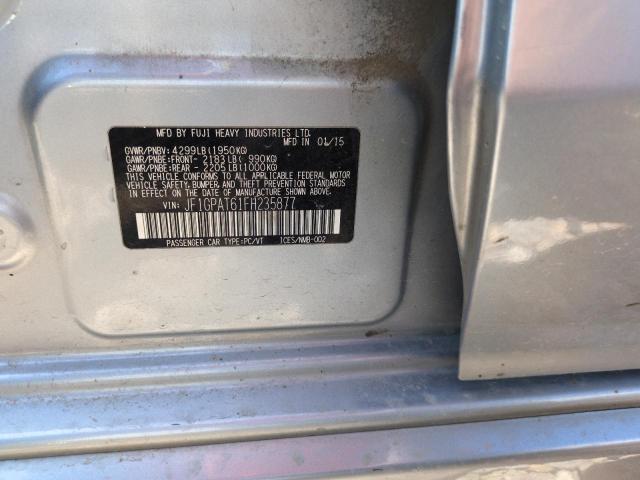 2015 SUBARU IMPREZA SP JF1GPAT61FH235877