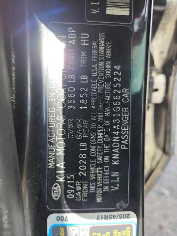 2016 KIA RIO EX KNADN4A31G6625224
