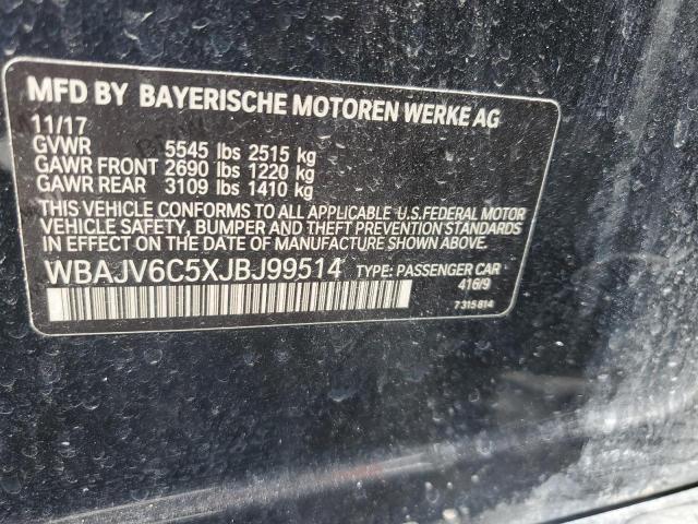 2018 BMW 640XI WBAJV6C5XJBJ99514