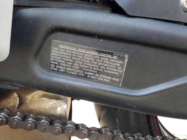 2022 KAWASAKI EX650 N ML5EXEN19NDA49744