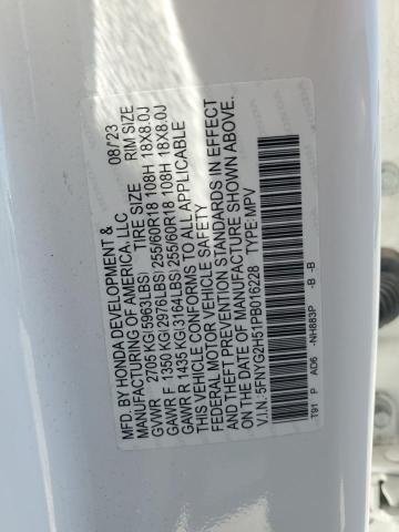 2023 HONDA PILOT EXL - 5FNYG2H51PB016228