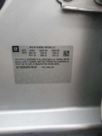 2015 CHEVROLET MALIBU 2LT 1G11D5SL6FU136107