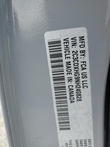 2022 DODGE CHARGER GT 2C3CDXHG9NH240828