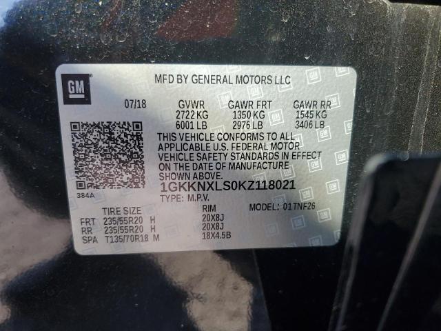 2019 GMC ACADIA DEN 1GKKNXLS0KZ118021