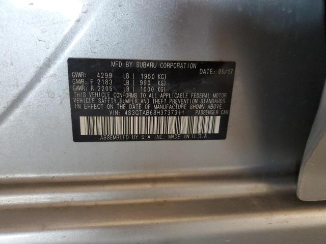 2017 SUBARU IMPREZA PR 4S3GTAB68H3737311