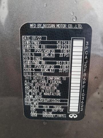 2023 INFINITI QX50 SPORT 3PCAJ5FB6PF103622