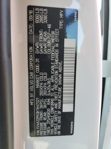 2019 VOLVO 850 TURBO YV4A22PK0K1447021