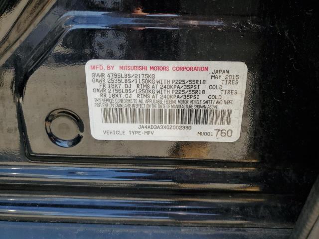 2016 MITSUBISHI OUTLANDER JA4AD3A3XGZ002390