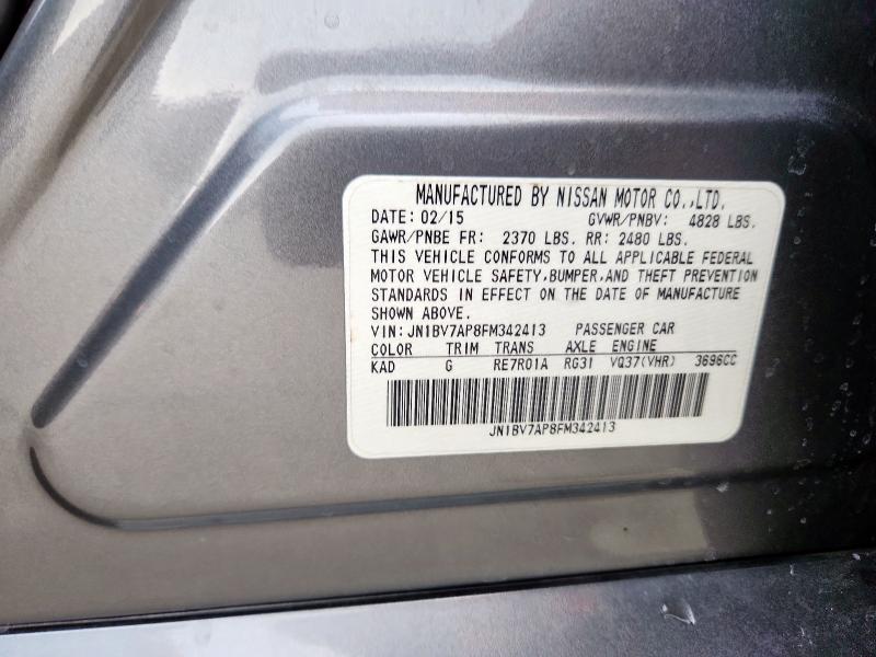 2015 INFINITI Q50 BASE JN1BV7AP8FM342413