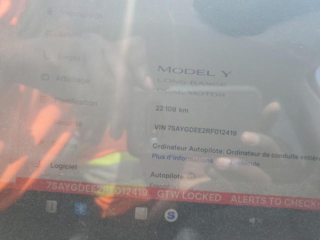 2024 TESLA MODEL Y - 7SAYGDEE2RF012419