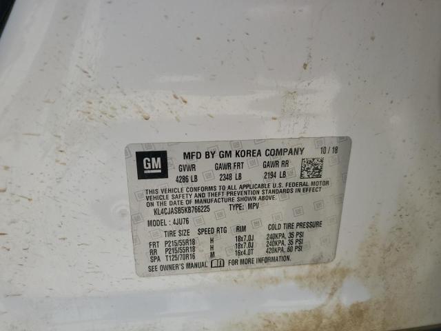 2019 BUICK ENCORE PRE - KL4CJASB5KB766225