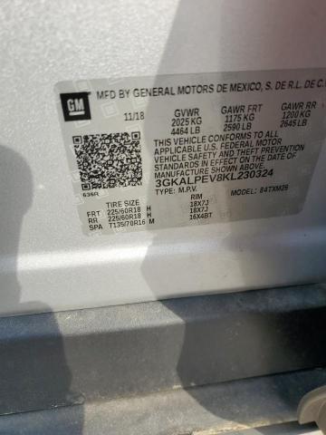 2019 GMC TERRAIN SL 3GKALPEV8KL230324