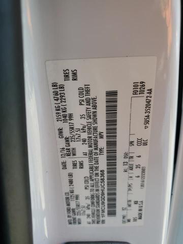 2017 FORD ESCAPE SE - 1FMCU9GD9HUC58368