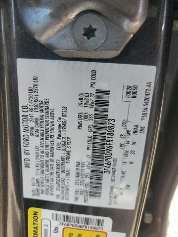 2015 FORD FUSION TITANIUM 3FA6P0D96FR180873
